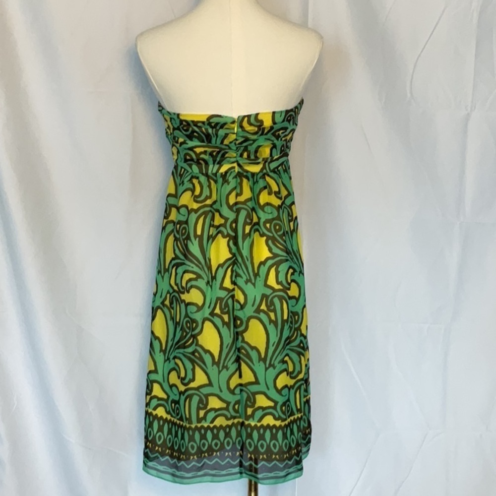 Original Milly of NY strapless silk dress size 6 - Picture 3 of 6